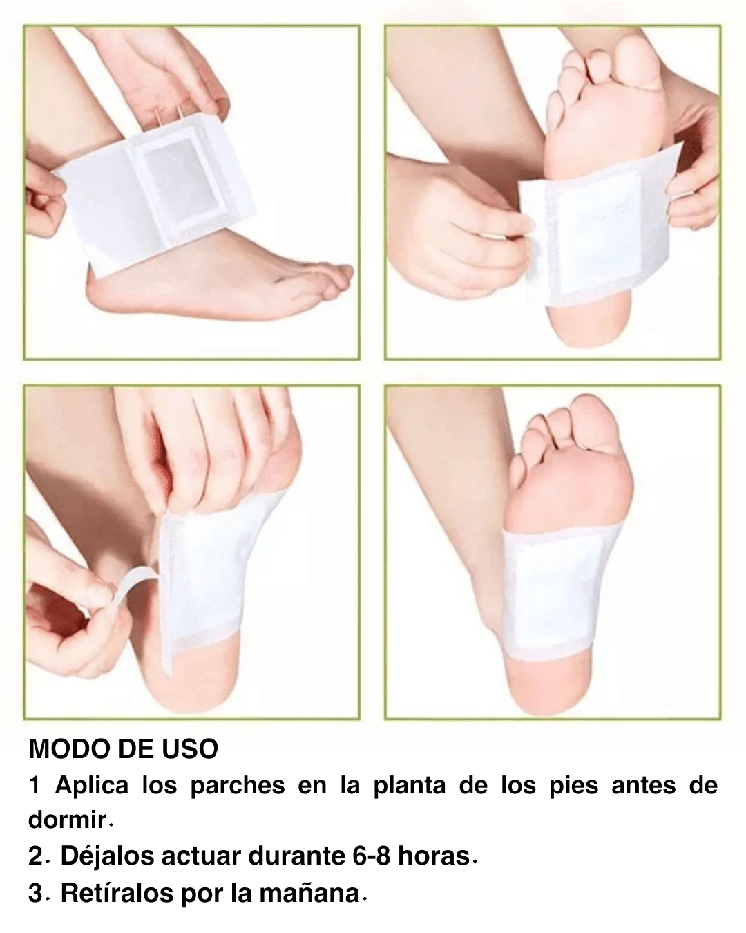PARCHES KINOKI DESINTOXICANTE 10UND 100% NATURAL - Vivafit